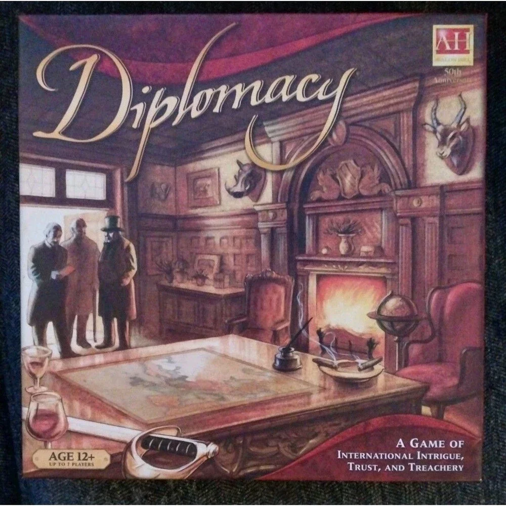 Diplomacy Board Game 2008 Avalon Hill 50th Anniversary Edition Complete Strategy